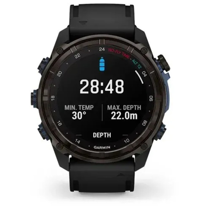 Смарт-годинник Garmin Descent Mk3i 51mm Cbn Gry DLC Ti/Blk Dive Cmptr, EURC,EMEA,GPS смарт- годинник (010-02752-16)