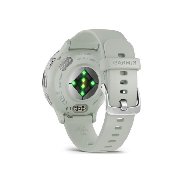 Смарт-годинник Garmin Venu 3S, Sage Gray + Passivated, GPS (010-02785-01)