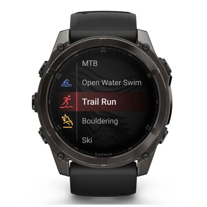 Смарт-годинник Garmin fenix 8 51mm,AMOLED,Saph,CrbnGryTi/Blk,Blk/PebbleGryBnd (010-02905-21)