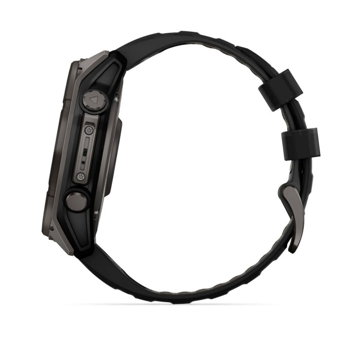 Смарт-годинник Garmin fenix 8 51mm,Saph Solar,CrbnGry Ti/Blk,Blk/PblGryBnd (010-02907-11)