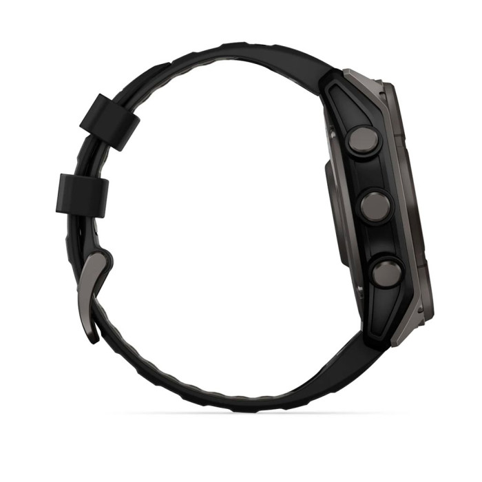 Смарт-годинник Garmin fenix 8 51mm,Saph Solar,CrbnGry Ti/Blk,Blk/PblGryBnd (010-02907-11)
