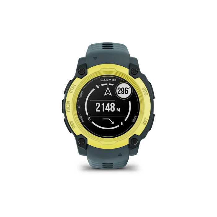 Смарт-годинник Garmin Instinct E, 40 mm, Electric Lime Bezel w/ Twilight Band, GPS смарт-годинник (010-02932-01)
