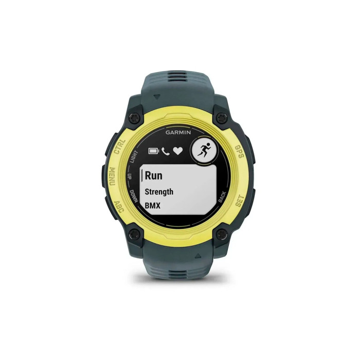 Смарт-годинник Garmin Instinct E, 40 mm, Electric Lime Bezel w/ Twilight Band, GPS смарт-годинник (010-02932-01)