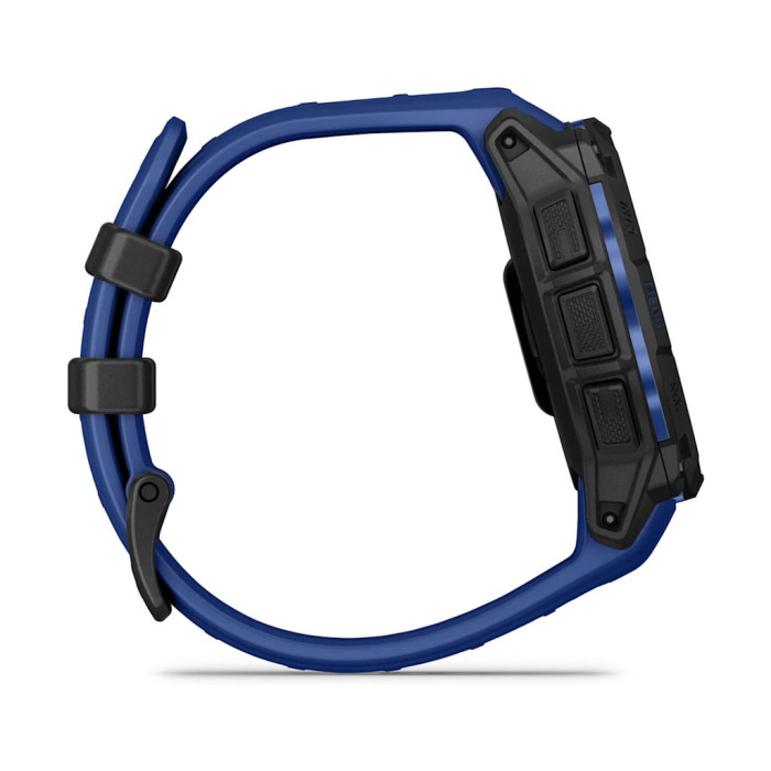 Смарт-годинник Garmin Instinct 3, 45mm, AMOLED, Black with Bolt Blue Band, GPS смарт-годинник (010-02936-03)