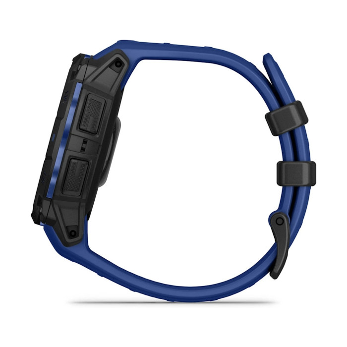 Смарт-годинник Garmin Instinct 3, 45mm, AMOLED, Black with Bolt Blue Band, GPS смарт-годинник (010-02936-03)