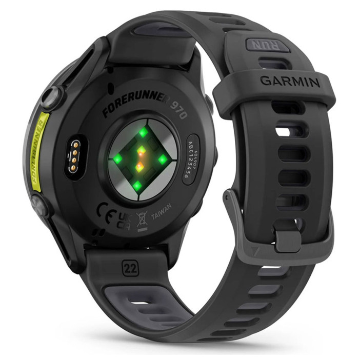 Смарт-годинник Garmin Forerunner 970, Black/Amp Yellow, GPS (010-02969-10)