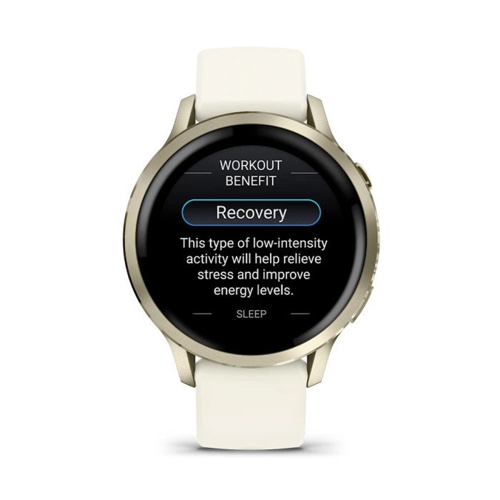 Смарт-годинник Garmin Venu 4 (41mm), Beige w/ Lunar Gold + Bone, GPS смарт-годинник (010-03013-00)