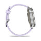 Смарт-годинник Garmin Venu 4 (41mm), Gray w/ Silver + Periwinkle, GPS смарт-годинник (010-03013-01)