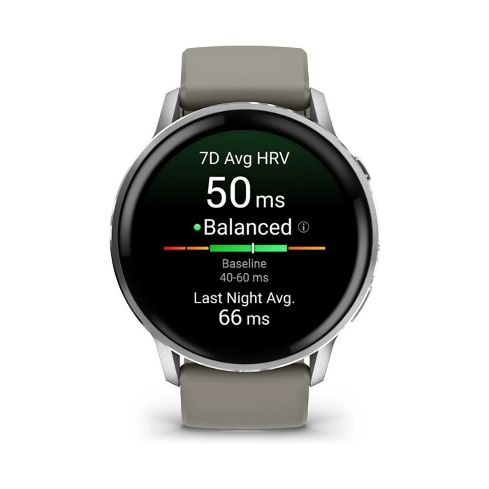 Смарт-годинник Garmin Venu 4 (45mm), Black w/ Silver + Gray, GPS смарт-годинник (010-03014-01)