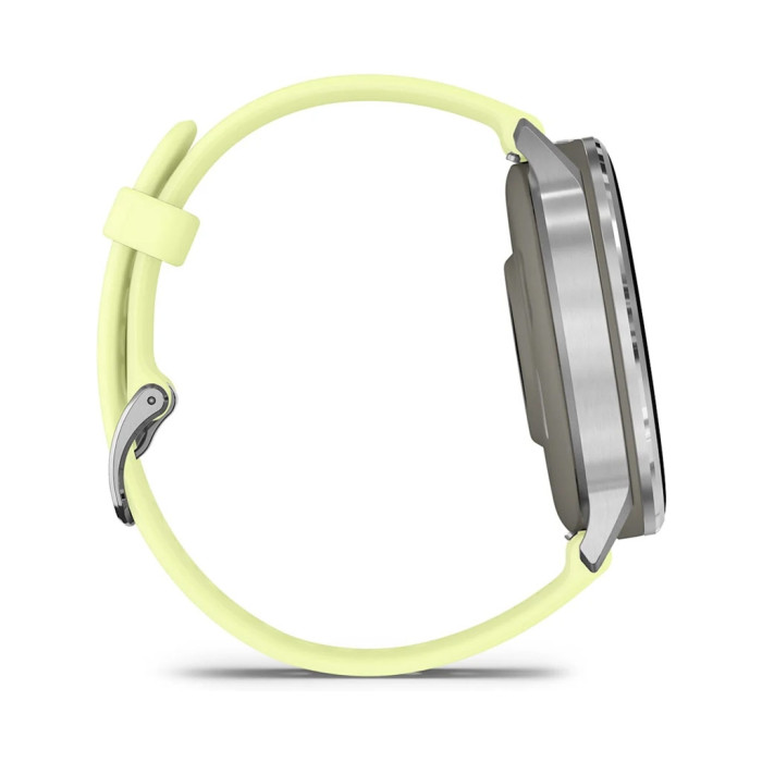 Смарт-годинник Garmin Venu 4 (45mm), Gray w/ Silver + Citron, GPS смарт-годинник (010-03014-02)