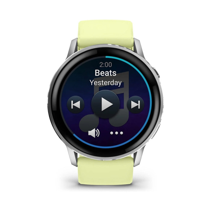 Смарт-годинник Garmin Venu 4 (45mm), Gray w/ Silver + Citron, GPS смарт-годинник (010-03014-02)