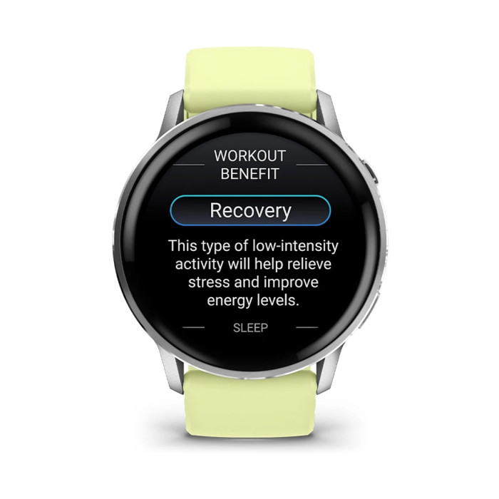 Смарт-годинник Garmin Venu 4 (45mm), Gray w/ Silver + Citron, GPS смарт-годинник (010-03014-02)