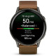Смарт-годинник Garmin Venu 4 (45mm), Black w/ Slate + Leather, GPS смарт-годинник (010-03014-03)