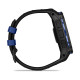 Смарт-годинник Garmin Instinct 3, 50mm, AMOLED, Black with Bolt Blue Accents, GPS смарт-годинник (010-03020-03)