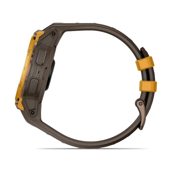 Смарт-годинник Garmin Instinct Crossover AMOLED, BronzeSunburst/Cocoa, GPS смарт-годинник (010-03398-01)