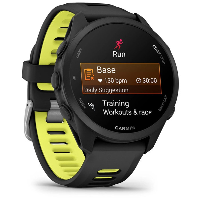Смарт-годинник Garmin Forerunner 170 Music, GPS, WiFi, Black/Amp Yellow, GPS смарт-годинник (010-03920-10)