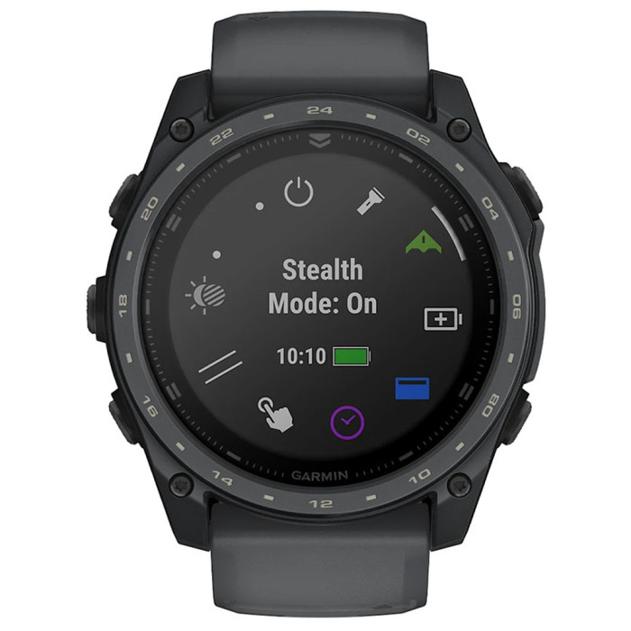 Смарт-годинник Garmin Tactix 8 Cerakote, Slate Gray, 51mm, GPS смарт-годинник (010-04553-01)