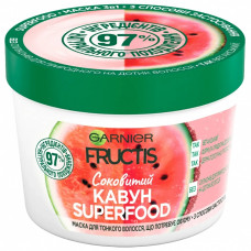 Маска для волосся Garnier Fructis Superfood Соковитий Кавун для тонкого волосся 390 мл (3600542389440)