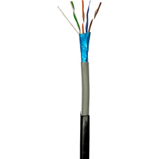 Кабель мережевий GEAR FTP 305м, cat.6, CCA, 4*2*0,51, PVC+PE, outdoor (GEC-FTPC6CCAOUT051305)