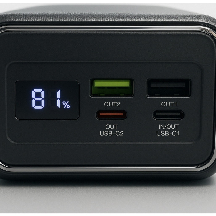Батарея універсальна GEAR 40000mAh, PD/22.5W, black (SPO4)