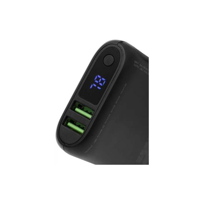 Батарея універсальна GEAR 10000mAh, PD/22.5W, black (WP942P)