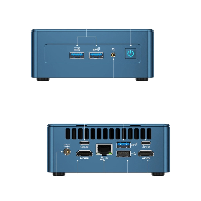 Комп'ютер GEEKOM IT12 Mini PC / Ultra5 125U, 16, 512, WIN11Pro (GMIT12U5125U-16512-EU)