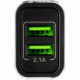 Зарядний пристрій Gelius Pro Iron GP-HC05 2USB 2.1A Black/Grey (00000074889)