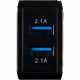 Зарядний пристрій Gelius Ultra Prime GU-HC02 2USB 2.1A Black (00000074893)