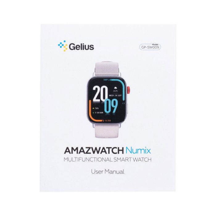 Смарт-годинник Gelius Pro GP-SW009 (Amazwatch Numix) Silver (2099900996962)