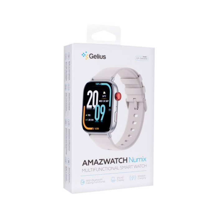 Смарт-годинник Gelius Pro GP-SW009 (Amazwatch Numix) Silver (2099900996962)