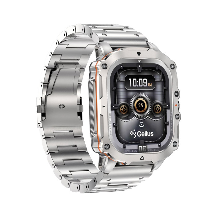 Смарт-годинник Gelius Tactical Heavy (GP-SW016) Silver Titan (2099901019103)
