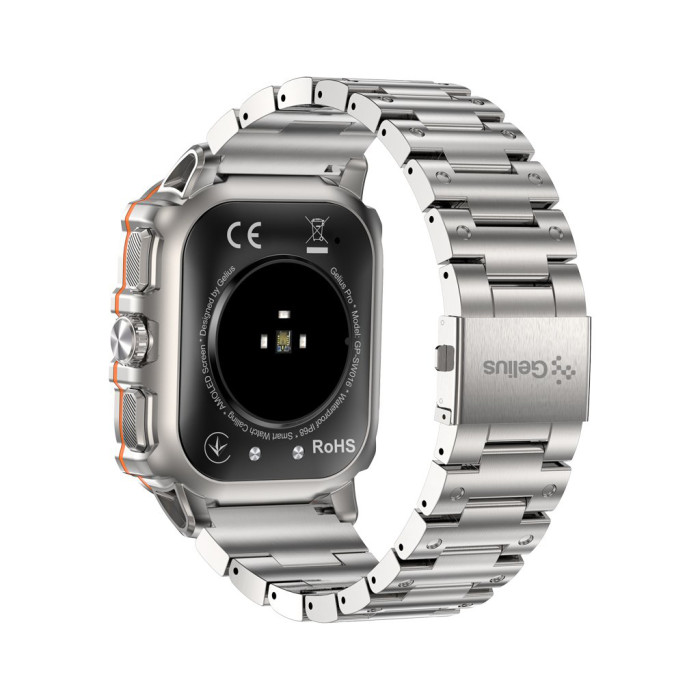 Смарт-годинник Gelius Tactical Heavy (GP-SW016) Silver Titan (2099901019103)