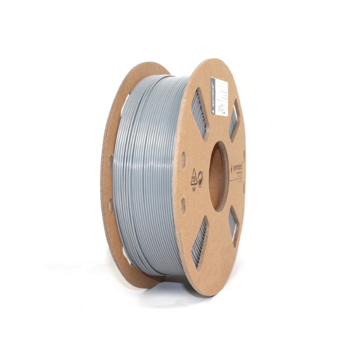 Пластик для 3D-принтера Gembird PETG, 1.75 мм, gray, 1 кг (3DP-PETG1.75-01-GR)