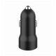 Зарядний пристрій Gembird 1xUSB-A (18W QC3.0) + 1xUSB-C (20W PD) black (TA-UC-A2PDQC20-CAR-01)