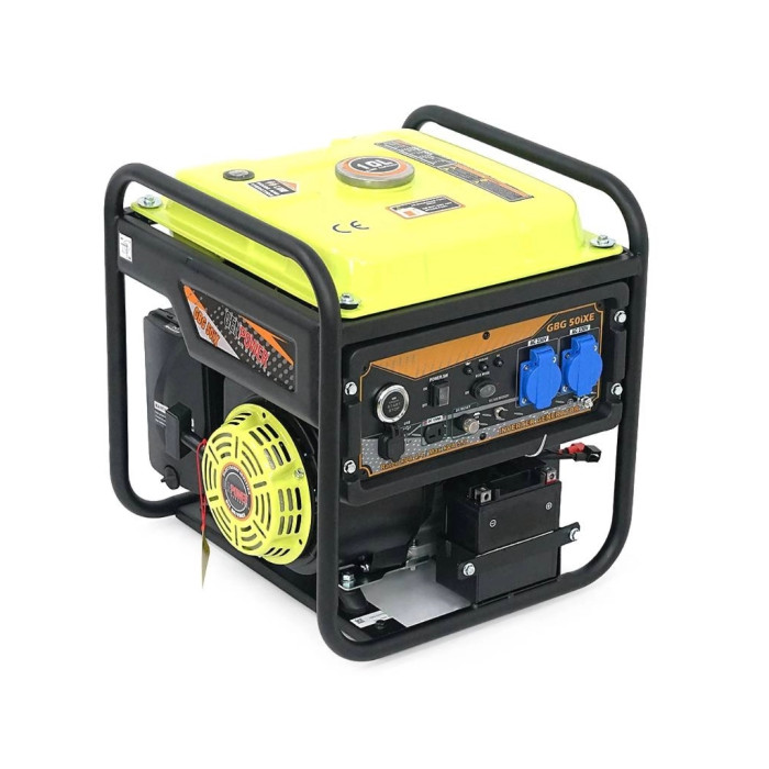Генератор GenPower інверторний GBG 50IXE 4kW, 230V,50Hz,15.0л,електростартер (без АКБ) (GBG 50IXE)