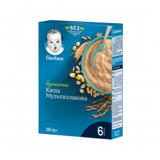 Дитяча каша Gerber безмолочна Мультизлакова 200 г (7613287016430)