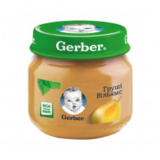 Дитяче пюре Gerber груши Вильямс 80 г (7613033513237)