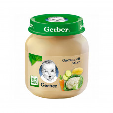 Дитяче пюре Gerber Овочевий мікс 130 г (7613287348258)