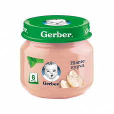 Дитяче пюре Gerber Курча, 80 г (7613033644948)