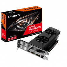 Відеокарта GIGABYTE Radeon RX 6400 4Gb LP (GV-R64D6-4GL)