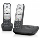 Телефон DECT Gigaset A415A DUO Black (L36852H2525S301)