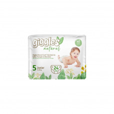 Підгузок Giggles Natural 5 Junior 11-25 кг 24 шт (8680131206414)