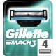 Змінні касети Gillette Mach3 4 шт. (3014260243531)