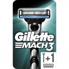 Бритва Gillette Mach3 з 2 змінними картриджами (7702018020706/7702018020676)