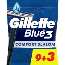 Бритва Gillette Blue 3 Comfort Slalom 12 шт. (8006540808771)