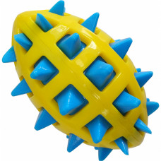 Іграшка для собак GimDog Big Bang М'яч Регбі S Жовтий 12.7 см (8009632056678)