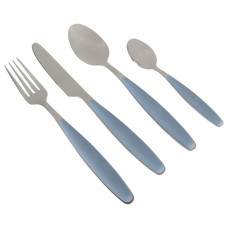 Набір туристичного посуду Gimex Cutlery Colour 16 Pieces 4 Person Blue (6910171)