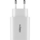 Зарядний пристрій Globex 1xUSB + 1xUSB-C 30W FastPower white (30WAC)