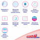 Підгузок GOO.N Plus для дітей 9-14 кг L унісекс, на ліпучках 54 шт (843336)