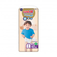 Підгузок GOO.N Premium Soft 12-20 кг розмір XL на липучках 40 шт (863226)